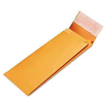 Quality Park™ Redi-strip Kraft Expansion Envelope, #14, Square Flap, Redi-strip Closure, 5 X 11, Brown Kraft, 25-pack freeshipping - TVN Wholesale